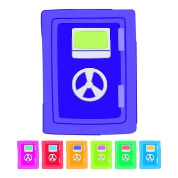 Safety safe vector cartoon graphic 스톡 일러스트