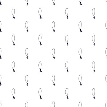 Safety seal loop pattern securing valuable shipments Stock Illustration