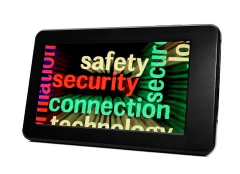 Safety security connection Ilustración de archivo