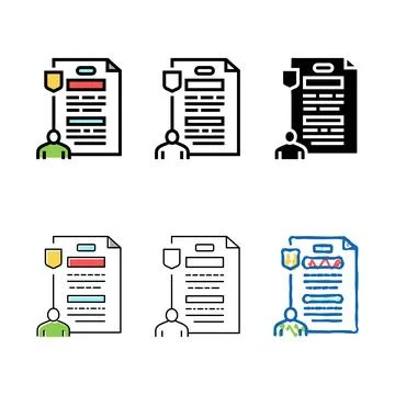 Safety simplified engineering color icon vector 库存插图