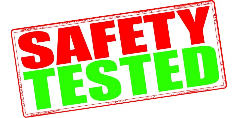 Safety tested Stock Illustration