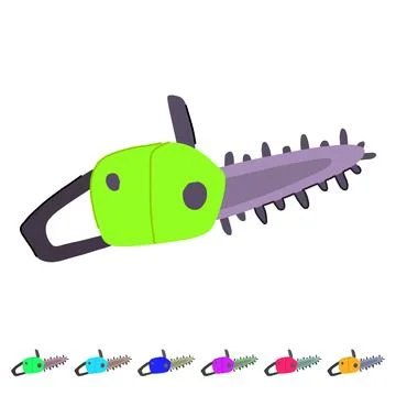 Safety tree trimmer vector cartoon graphic Stock Illustration