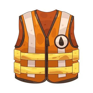 Safety Vest illustration Stock Illustration