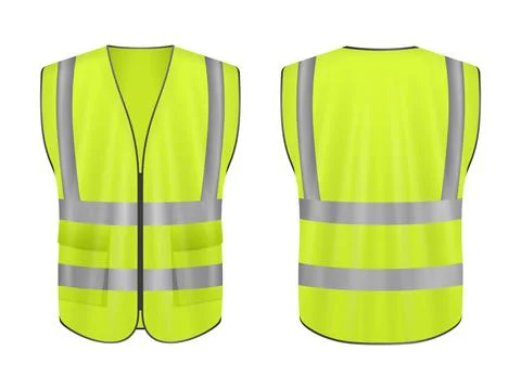 Safety vest set Stock Illustration
