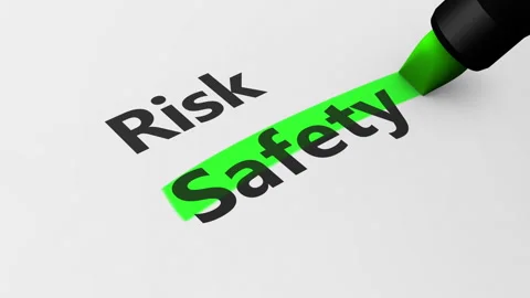 Safety Vs Risk Choice Concept Stock Footage 315502952