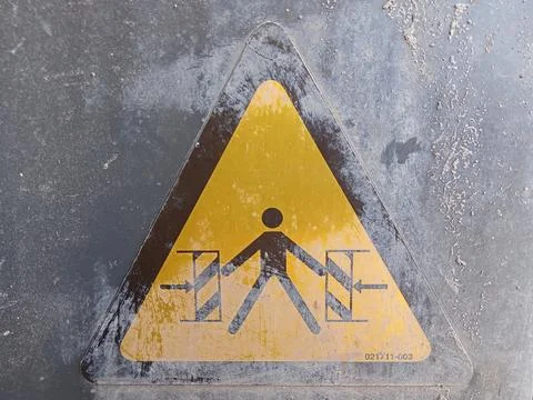Safety warning Stock Photos