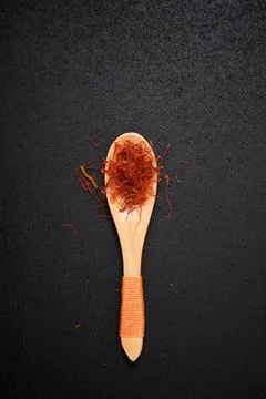Saffron close up Stock Photos
