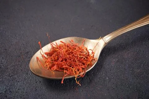 Saffron close up Stock Photos