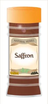 Saffron Stock Illustration