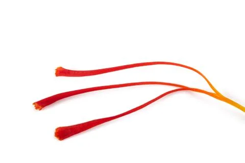 Saffron stigmas Stock Photos