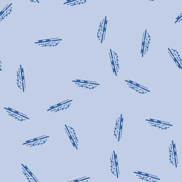Saffron threads ayurvedic herb glyph vector seamless pattern Stock Illustration