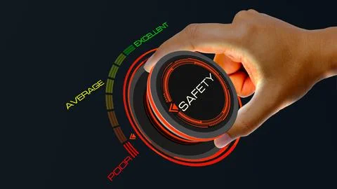 SAFTEY POOR Illustrazione stock