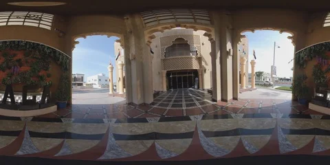 Saga World Dubai Stock Footage