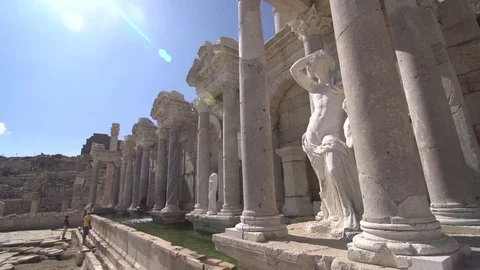 Sagalassos Ancient City Stock Footage 80282755