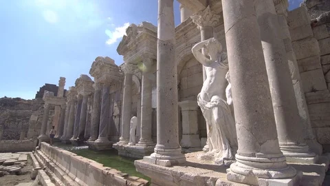 Sagalassos Ancient City 스톡 동영상 80282785