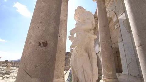 Sagalassos Ancient City 스톡 동영상 80282791