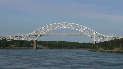 Sagamore Bridge Stock Footage 771933
