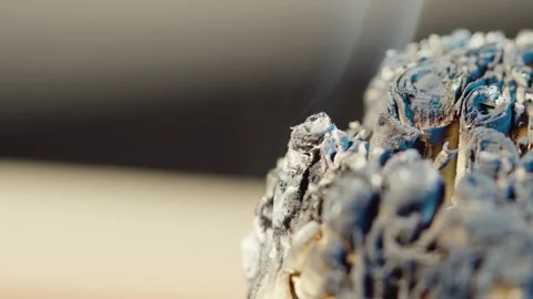 Sage burning  Stock Footage 145940543