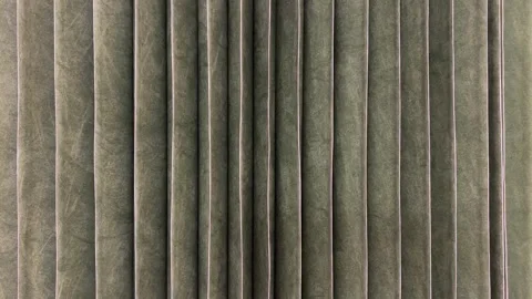 Sage Green Pleated Wall Texture with 3D Light and Shadow Effects Stock Footage 332749840