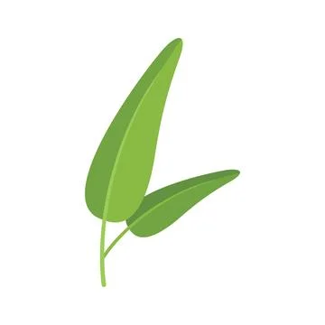 Sage tea icon flat vector. Mint witch Stock Illustration