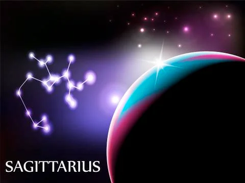 Sagittarius Illustrazione stock