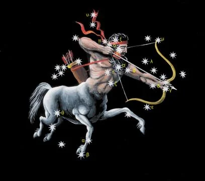 Sagittarius Illustrazione stock
