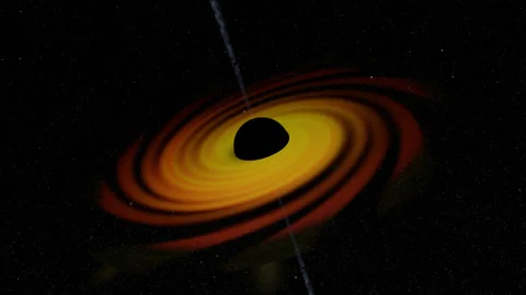 The Sagittarius A* with jets Stock Footage 194401296