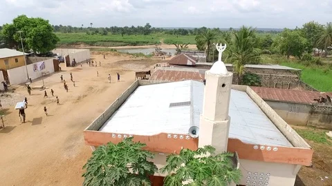 From Sagon mosque to broken bridge Video stock 87027916
