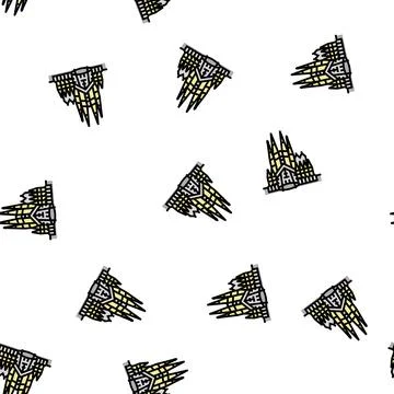 Sagrada familia vector seamless pattern Ilustração Stock