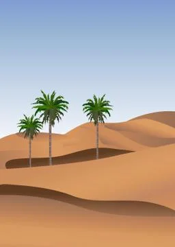 Sahara Stock Illustration