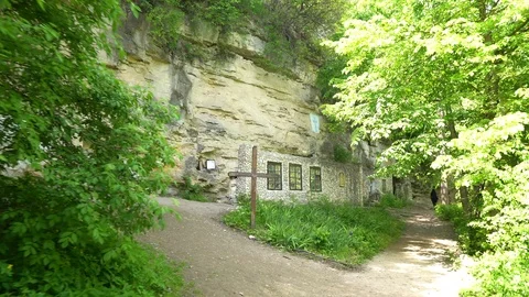 Saharna Monastery 4K Moldova Stock Footage 108218463