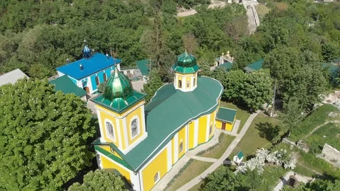 Saharna Monastery 4K Moldova Stock Footage 108218601