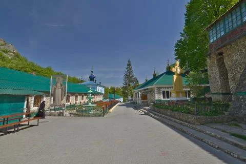 The Saharna monastery Stock Photos