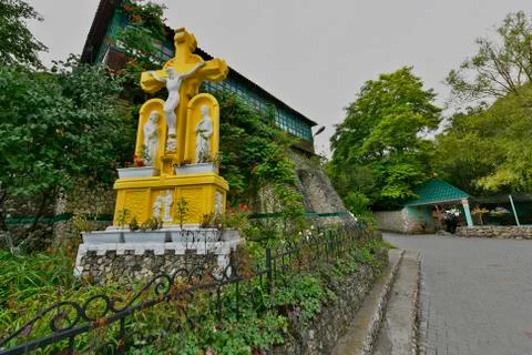 The Saharna monastery Foto stock
