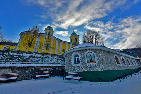 The Saharna monastery Stock Photos