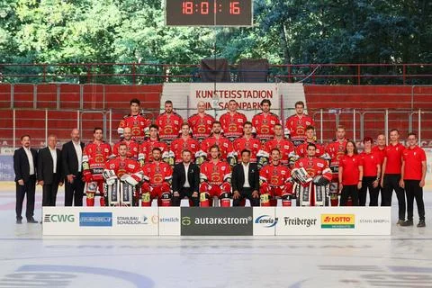  Sahnpark Crimmitschau 18.08.2023 Saison 2023/2024 Eishockey 2. Bundesliga... Stock Photos