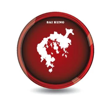 Sai Kung Map Stock-Illustration
