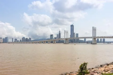 Sai Van Bridge, Macao Foto stock