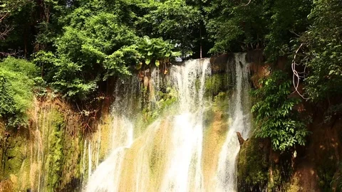 Sai Yok Noi Waterfall Stock Footage 84640124