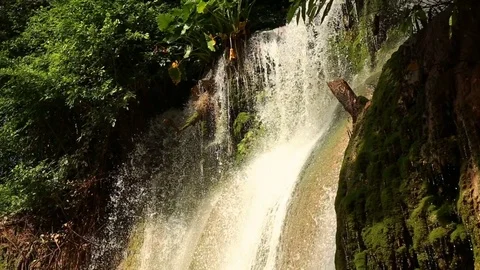 Sai Yok Noi Waterfall Stock Footage 84733952