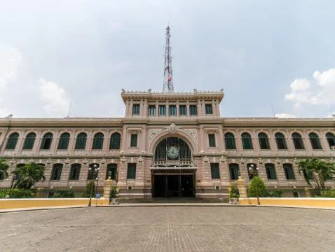 Saigon Central Post Office (Ho Chi Minh, Vietnam) Stock Photos