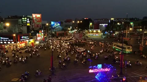 Go Vap traffic Saigon | Stock Video | Pond5