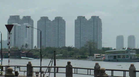 Saigon Harbour6 Video stock 41008707