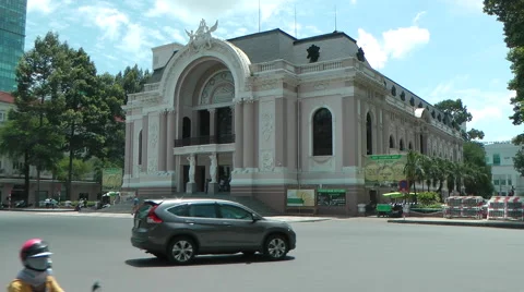 Saigon Opera House1 Video stock 41036175