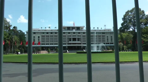Saigon Reunification Palace2 Stock Footage 41036574