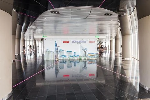 The Saigon Skydeck observation deck Stock Photos