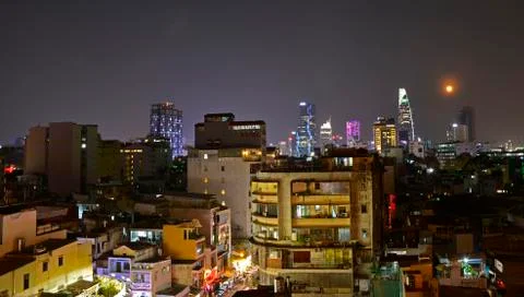 Saigon Skyline Stock Photos