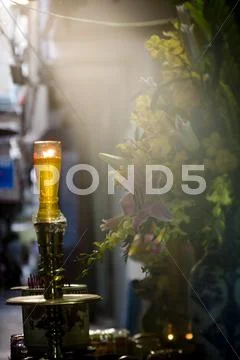 Saigon in Vietnam. Vietnamese culture,city life, sanctuary, buddhist funeral. Stock Photos