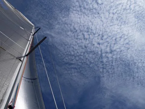 Sail and sky Stock Photos