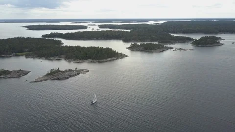 Sail away with me 2 Stock Footage 124834476